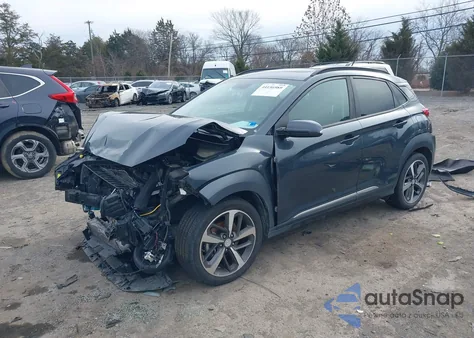 2018 Hyundai Kona Limited из США, поврежденный, VIN KM8K33A59JU079024